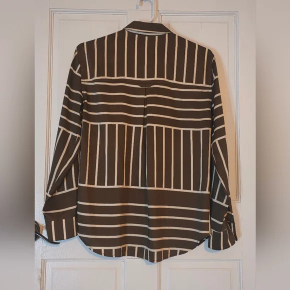 Rails Matching Set Elias Top Damani Pant Brown Line Art Size Small - Picture 12 of 16